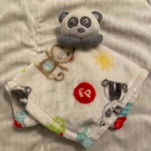 Fisher Price Panda Bear Jungle Animals Baby Plush Security Blanket Lovey